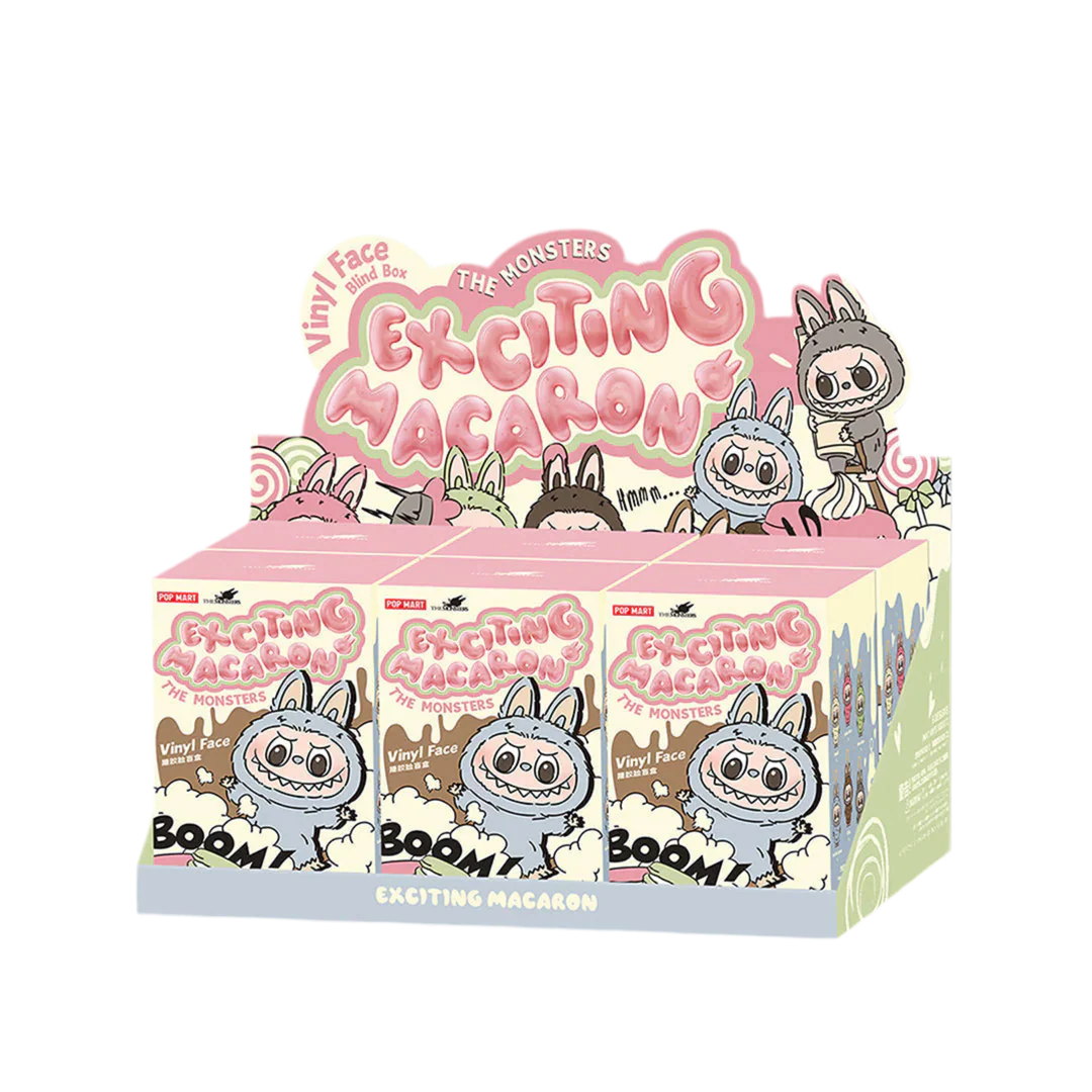 Pop Mart Labubu V1 Exciting Macaron Series Vinyl Plush Pendant