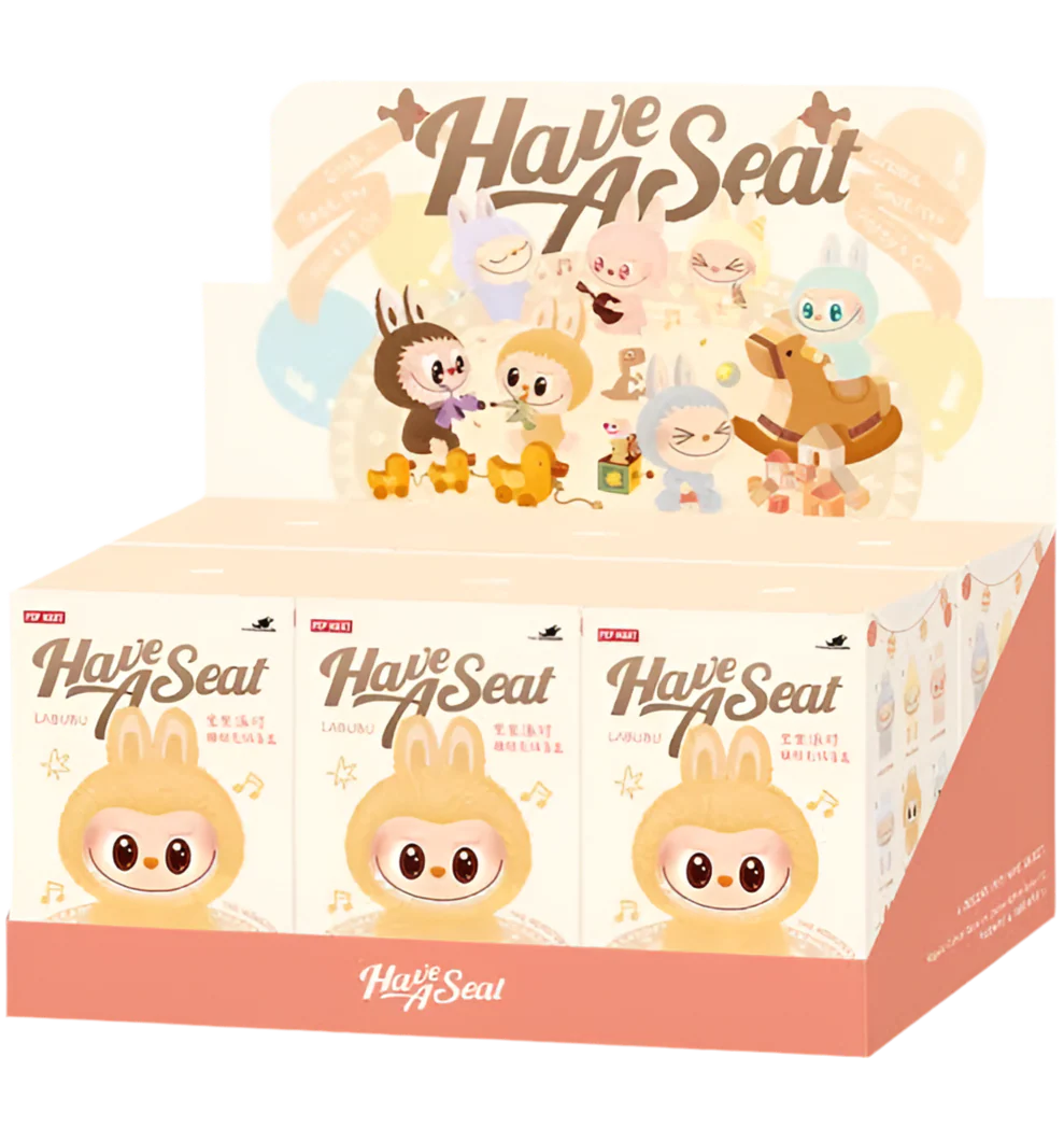 Pop Mart Labubu V2 The Monsters Have a Seat Series Vinyl Plush Pendant