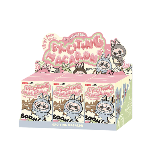 Pop Mart Labubu V1 Exciting Macaron Series Vinyl Plush Pendant